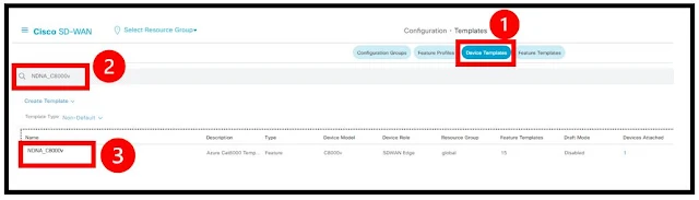 Cisco SDWAN Device Template